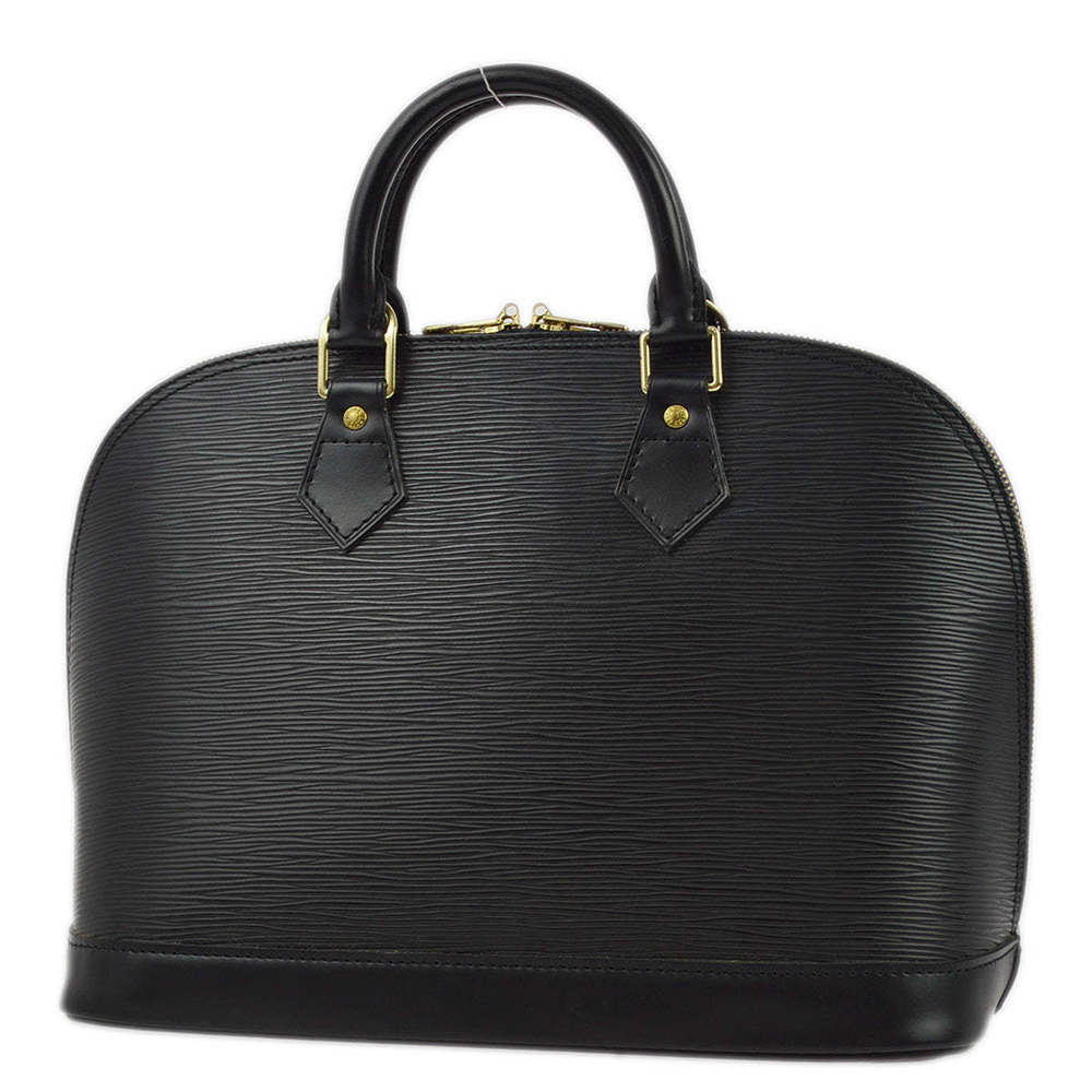 LOUIS VUITTON 1997 Black Epi Alma Handbag M52142 173143 - Picture 2 of 10